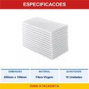 Fibra de Limpeza Branca Anti-Risco Esponflora 250x100mm – 10 Un - foto 2