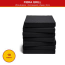 Fibra Grill Esponflora Ultra Abrasiva – Pacote com 10 Unidades - foto 1