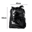Saco de Lixo Preto 20L 45x55cm C/100 unidades - Suporta até 10kg