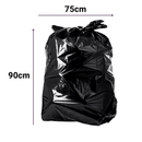 Saco de lixo preto 100lt 75x90cm c/ 100 unidades - Suporta até 20kg