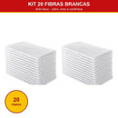 Kit 20 Fibras Brancas Anti-Risco Esponflora 250x100mm - foto 1
