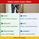 Kit Suporte Abrasivo Azul Star Clean + 10 Verde + 10 Branca Esponflora - foto 6