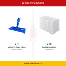 Kit Suporte LT Articulado + 10 Fibras Brancas Anti-Risco Esponflora - foto 2