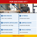 Kit Suporte LT Articulado + 10 Fibras Brancas Anti-Risco Esponflora - foto 4