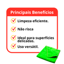 Pano Microfibra 30X30CM Verde Neves