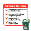 Sabonete Líquido Sabclean Vita Fresh Erva Doce Girassol 5L
