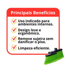 Vassoura Noviça Exatinha Espon Flora S/ Cabo