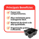 Porta Utensílios Preto Moppita