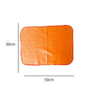 Flanela Média Laranja 30x50cm