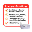 Flanela Grande Branca 40x60cm