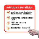 Luva Descartável TPE Soft Transparente TAM P Talge 100 UN