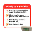Kit Limpeza Essencial 50 Fibras: 20 Multiuso + 20 Anti-Risco + 10 Grill