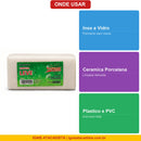 Fibra Branca Anti-Risco Esponflora Onde Usar Inox Vidro Ceramica Porcelana - Ignis Atacadista